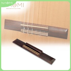 NAOMI Rosewood Guitar Saddle Acoustic Guitar Bridge For 6 Strings Classical Guitar DIY Guitar Parts Accessories