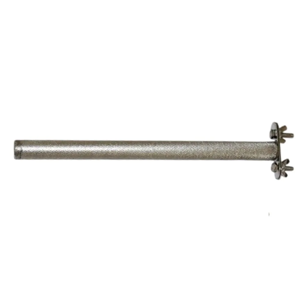 

Safe Teeth Grinder Stainless Steel Parrot Perch 1.9cm Dia 15-30m Bird Bracket Oral Exercise Station Bite-resistance