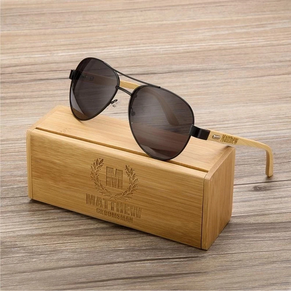 Personalized Groomsmen Bestman Usher Wooden Sunglasses, Engraved Unisex  with Box, Bachelorette Birthday Mens Gifts