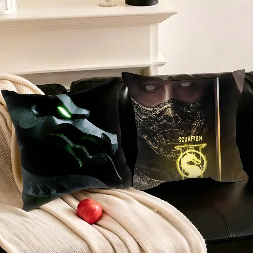 

M-Mortal Kombat II Film Pillowcase for Sofa Room Office Decor Printing Protector Cushion Cover Valentine gift Custom