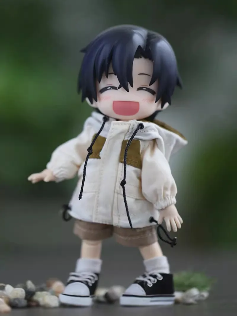 

1/12 12 Points OB11 Doll Clothes Windbreaker Jacket Coat Leisure Workwear Model BJD P9 UFDOLL Body In Stock