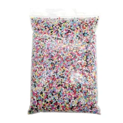 1000pcs White Acrylic Flower Nail Decorations 3D Nail Art Parts Gems Mixed Size Charms Nails Steel Beads Nail Art Accessories