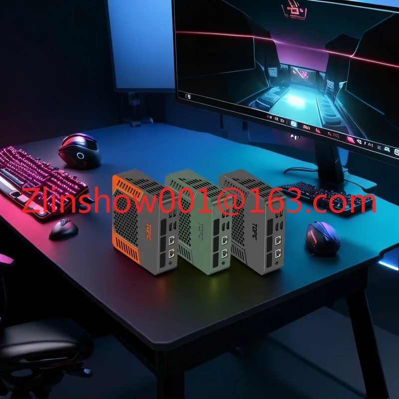 Mini PC AMD Ryzen 7 8745HS, 32GB RAM DDR5, 1TB M.2 PCIE 4.0 SSD, 4K HD DP LAN, Nowy Mini Komputer Stacjonarny AU/US/EU 4K HD DP