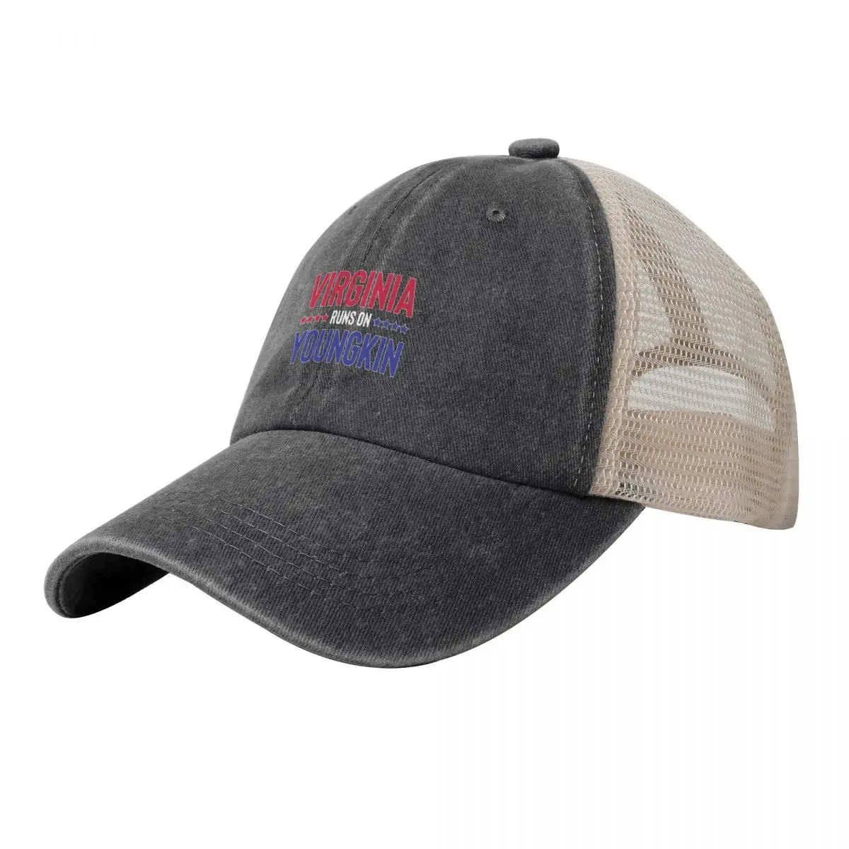 

Virginia Runs on Youngkin, Youngkin For Virginia Governor, Youngkin Election Gifts For Men, Women Cowboy Mesh Baseball Cap