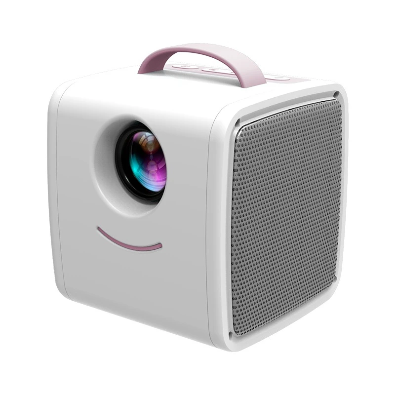 Mini LCD Projector Rounded Appearance Children's Toy Portable  1080p Children Education Home Good Cooling