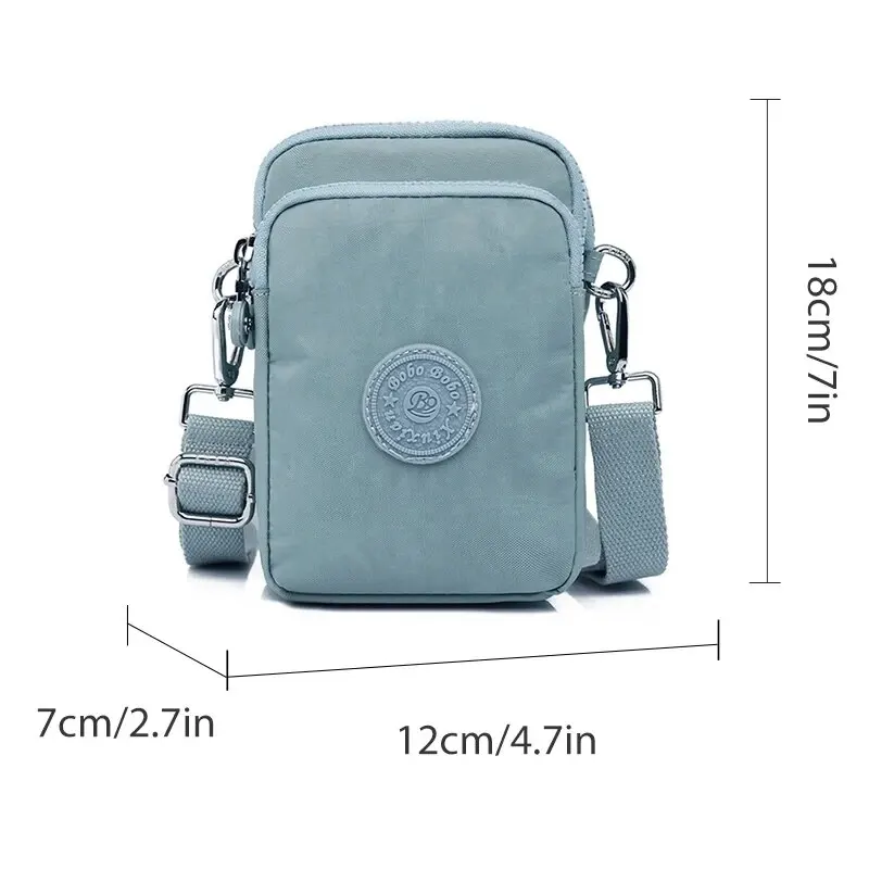 Borsa in tessuto di Nylon rilibeged 2024 borsa a tracolla da donna nuova borsa a tracolla diagonale Casual borsa leggera per telefono