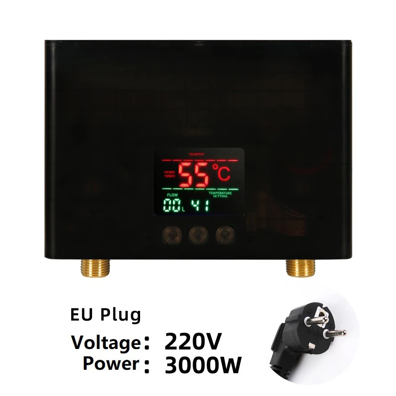 110 V/220 V Doorstroomverwarmer 3000 W/5500 W Wandgemonteerde Elektrische Kachels voor Badkamer Warmwater Douche en Thuis Keuken Verwarming