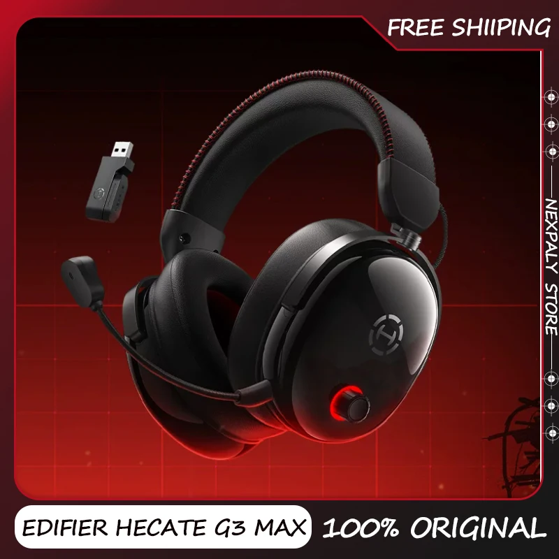 

EDIFIER HECATE G3 MAX Over-ear Headphones Wireless 4Mode THX Spatial Sound Effects Lightweight Gaming Headphones Gamer Gift