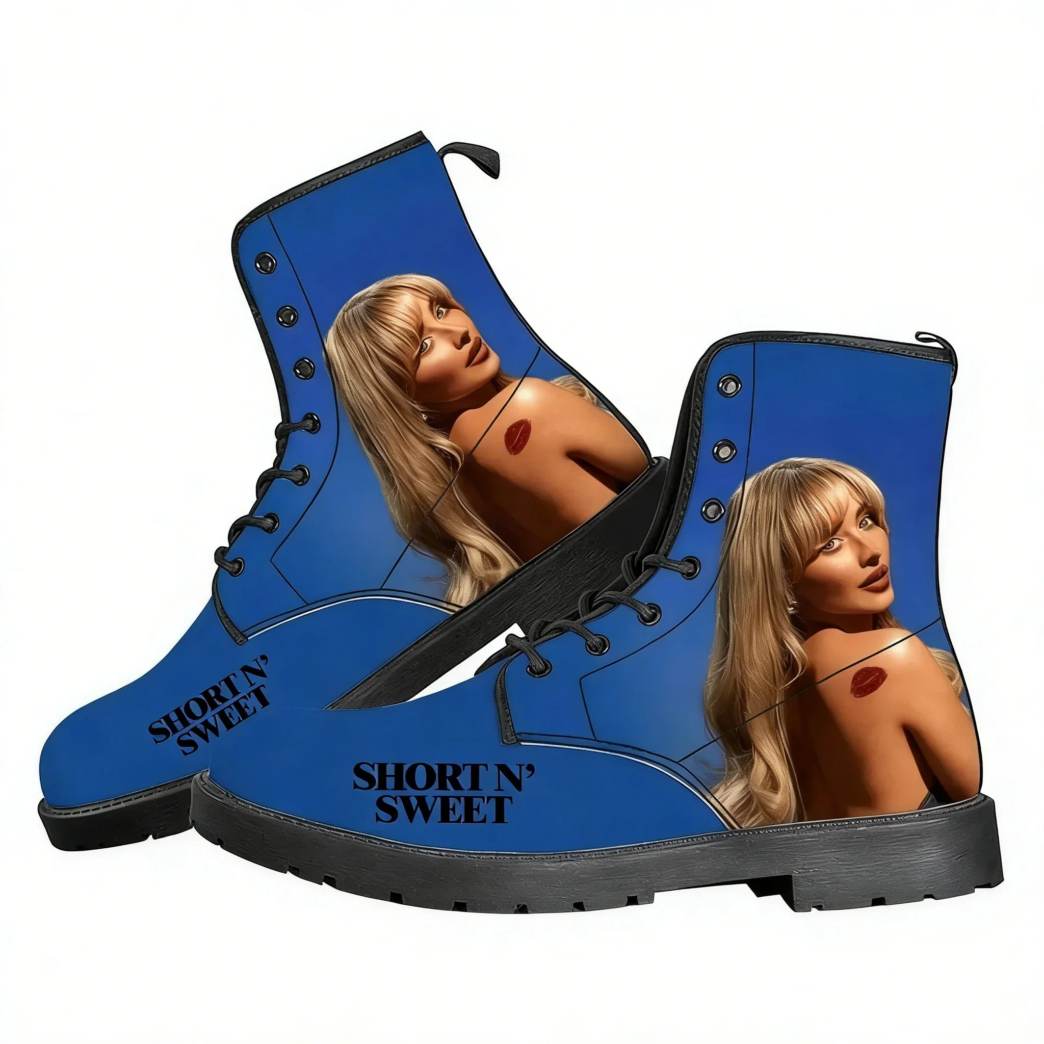 Sabrina Carpenter Casual Boots American Singer Actor Mens Womens Teenager Shoes Fashion 3D Boot Outdoor Customize Made Shoe
