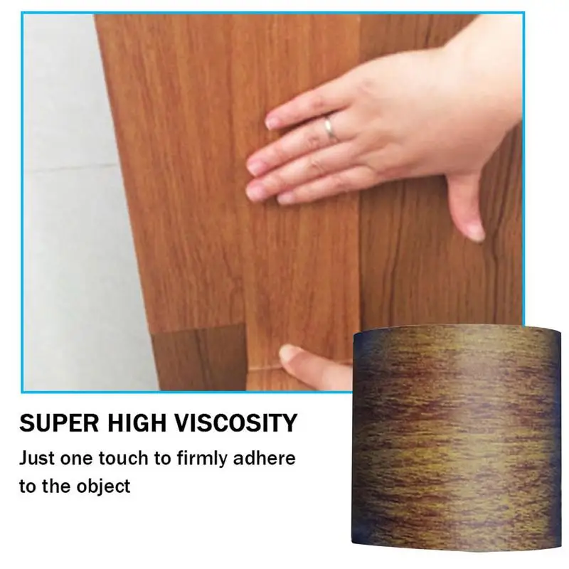 Wood Grain Repair Duct Tape, Renovação de Móveis, Rodins Adesivos, Linhas de Cintura, Adesivos, Home Decor Tool