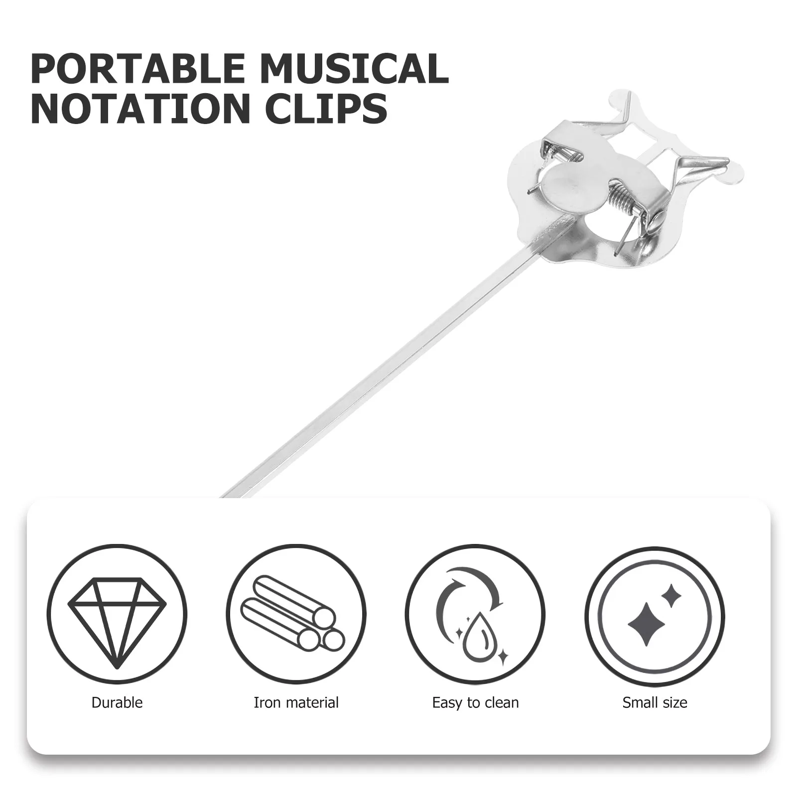 

Portable Spectral Clip Horn Clamp Tuba Lyre Instrument Score Bass Music Clamp-on Musical Accessories