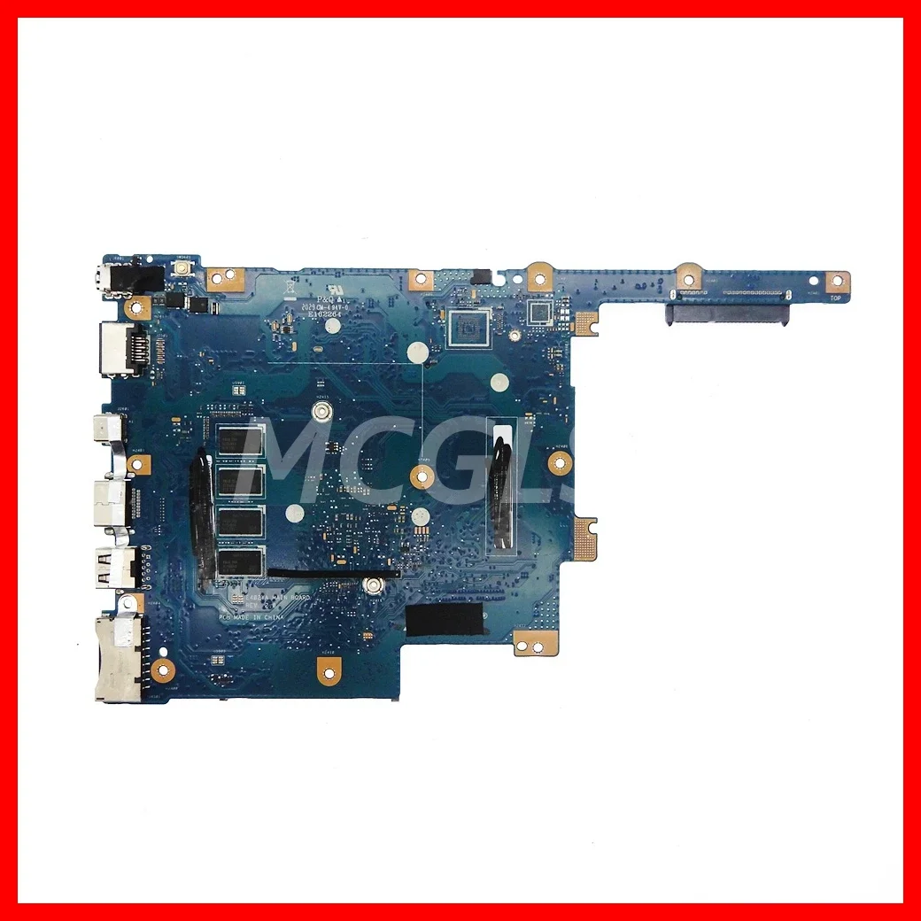 E402YA  Notebook Mainboard For Asus VivoBook E14 E402 E402Y E402YA Laotop Motherboard with E2-7015 CPU 4GB-RAM 0GB/64GB SSD