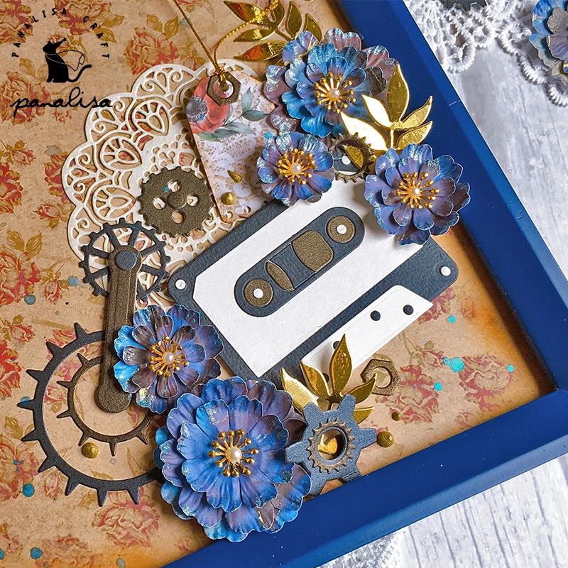 Panalacraft taśma magnetyczna box shaker metalu wykrojniki szablony DIY album Scrapbooking dekoracyjne wytłaczanie kartki DIY