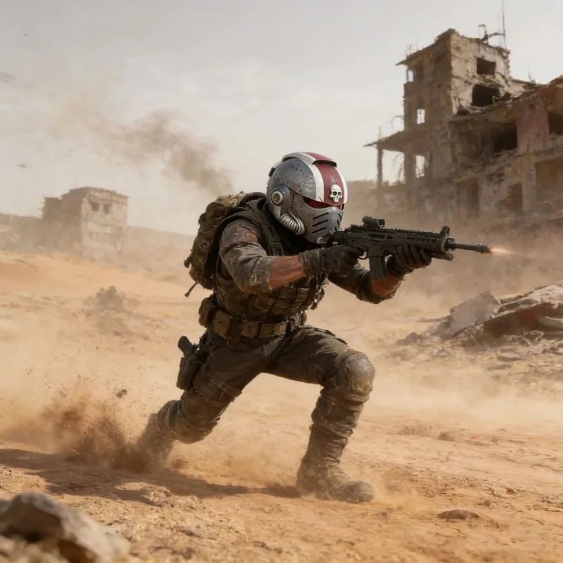 

Space Marines 2 Demetrian Titus Full Head Mask Helmet Resin Halloween Costume Prop Masquerade Party Cosplay Accessory