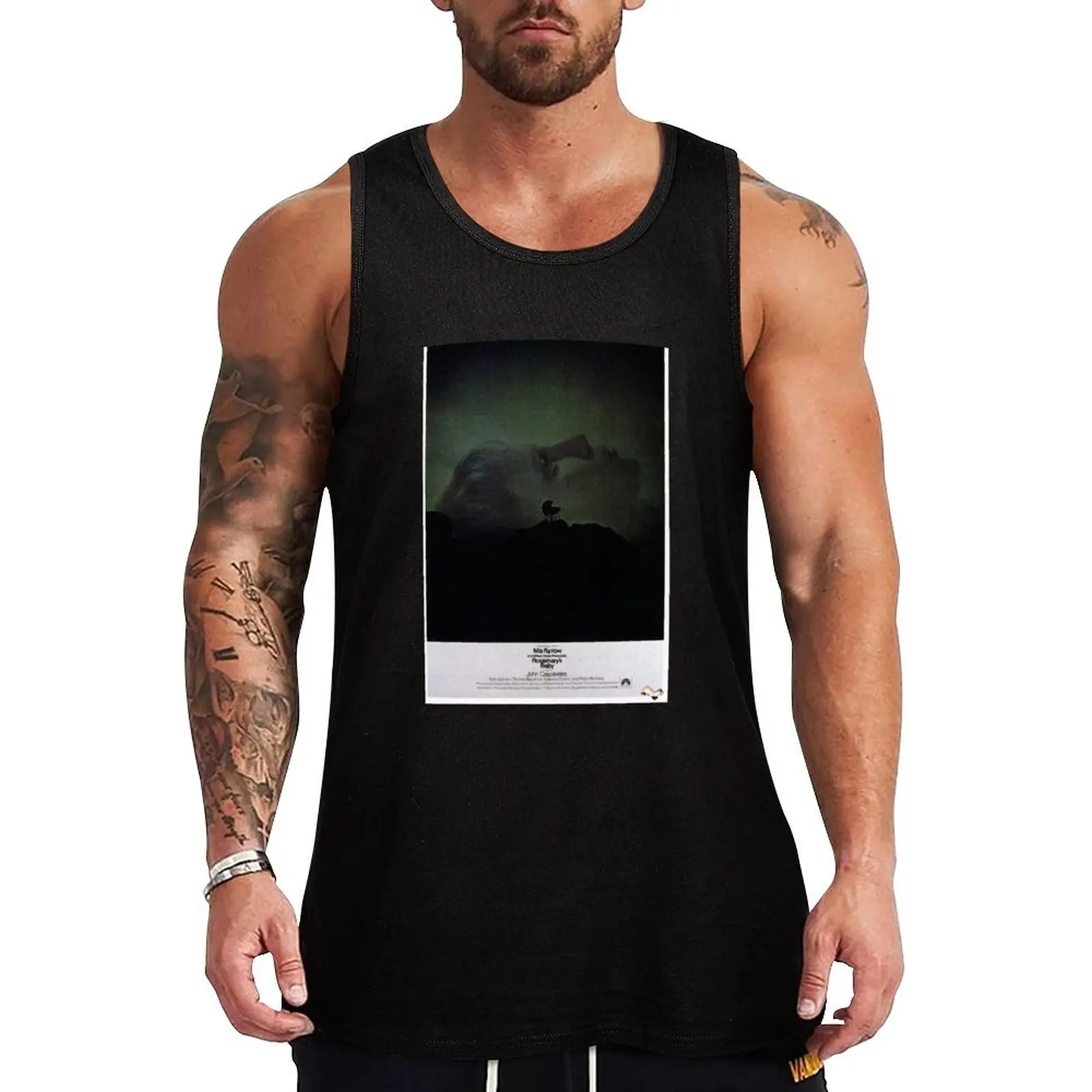 

Movie Poster Merchandise Tank Top Japanese t-shirt gym clothing men gym clothes man bodybuilding man