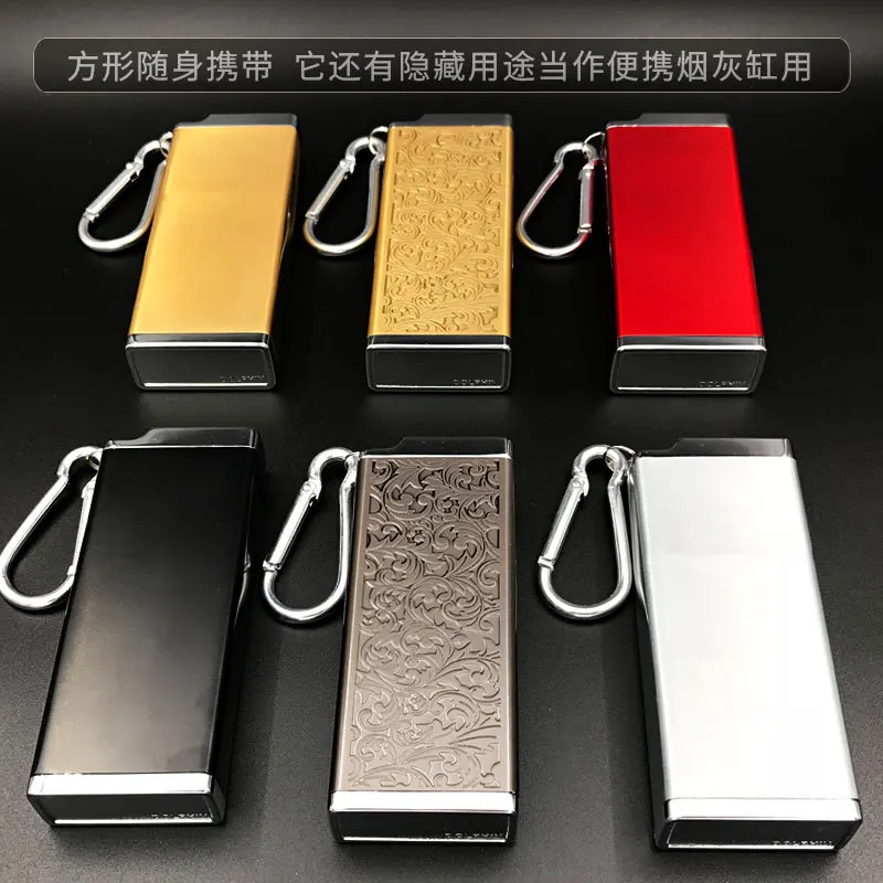 Cigarette Case, Holds 8 Cigarettes, Pun, Outdoor Moisture-Proof Cigarette Box, Metal Cigarette Case Can Hold Cigarettes