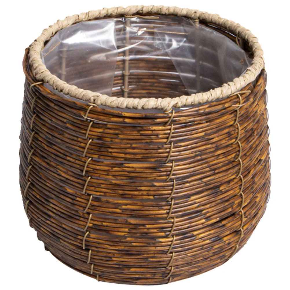 

Woven Bread Picnic Basket Desktop Storage Holder Rattan Sundries For Organizing Organizer Shelves