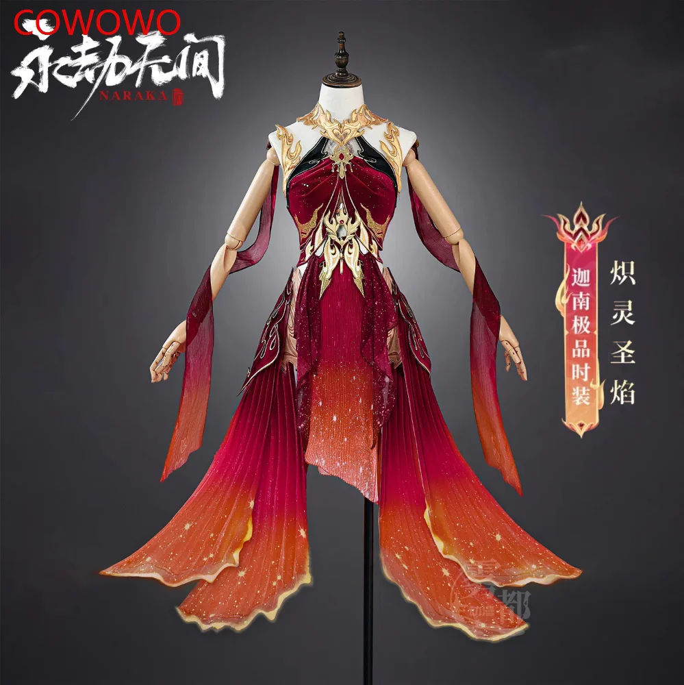 Naraka:bladepoint Cannan Blazing Flame Women Cosplay Costume Cos Game Anime Party Uniform Hallowen Play Role Clothes Clothing