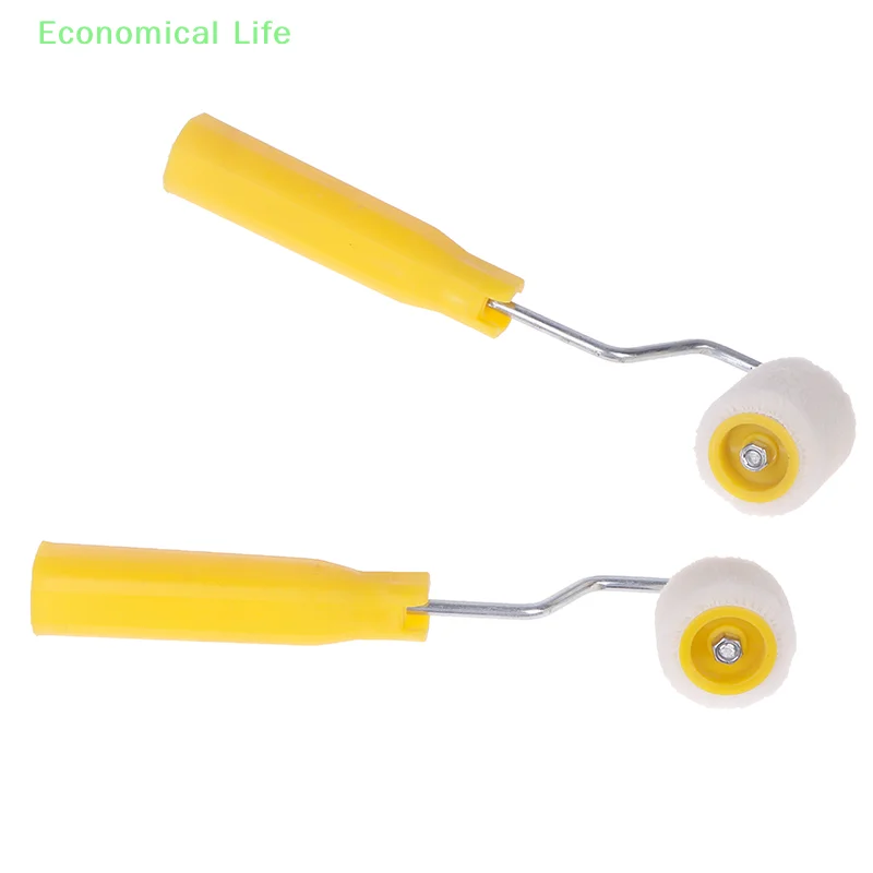 بكرات طلاء صغيرة للأبواب والأسقف، فرش صوف، طلاء صغير جدًا، فرشاة حافة الحواف، فرشاة طلاء لإصلاح الجدار #6