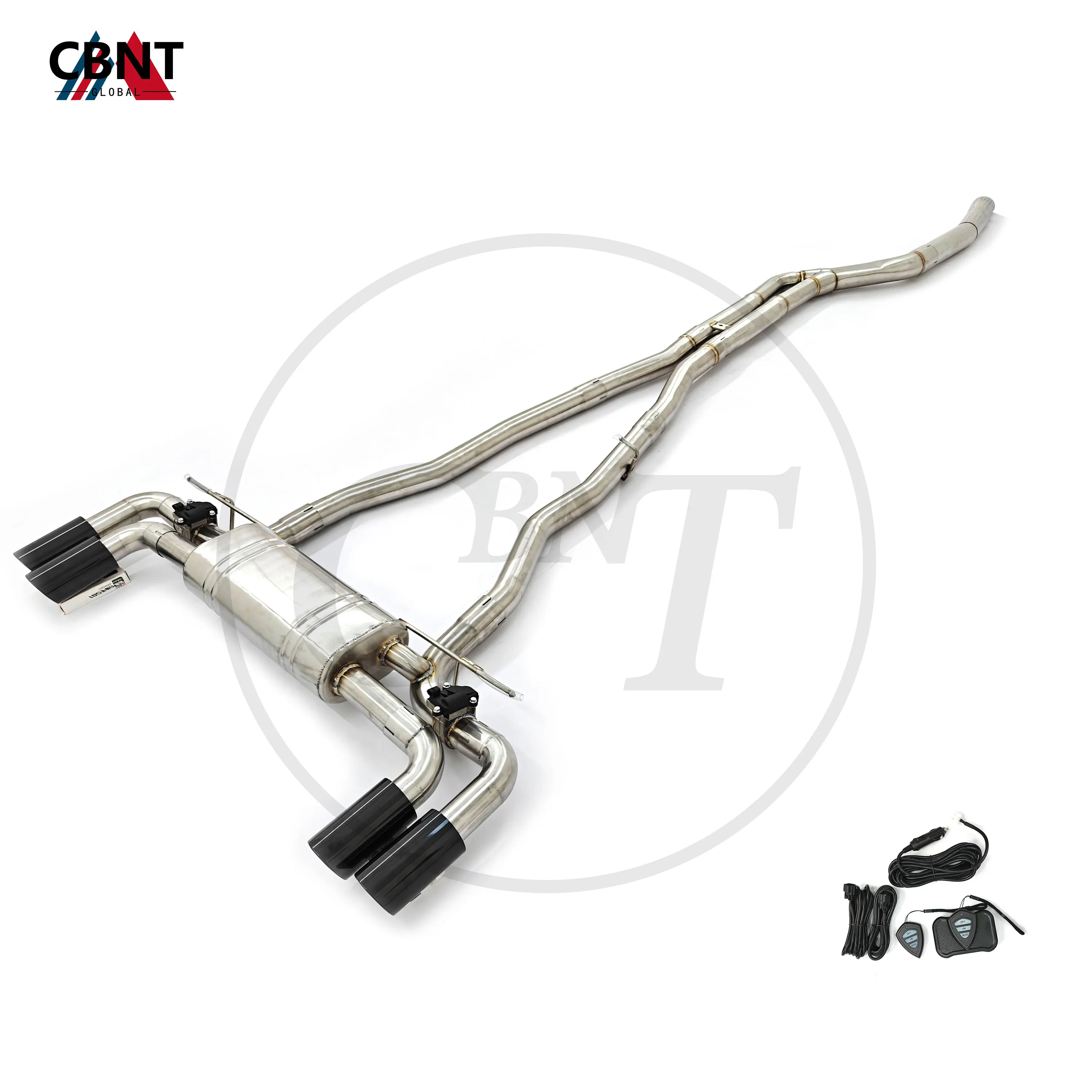 

CBNT Valvetronic Exhaust-pipe for BMW 5 Series B58 G30 G31 G38 540i 3.0T Tuning SS304 Quality Exhaust Catback Muffler with Valve