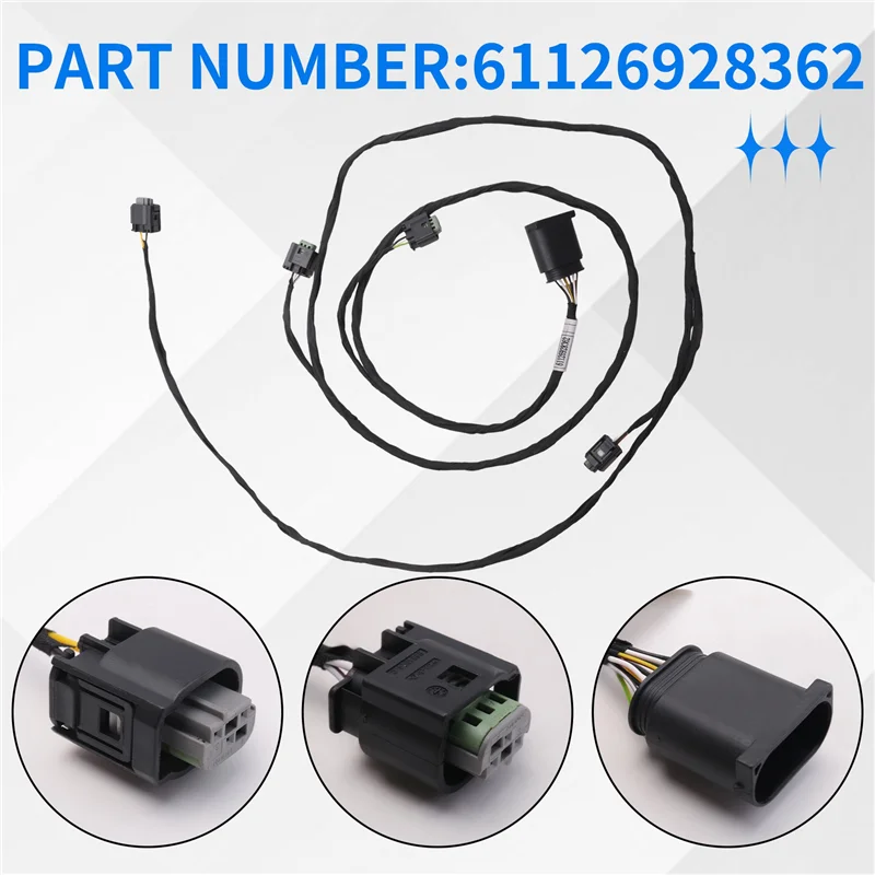 

For BMW 5 Series E60 Front Bumper Parking Sensor Wiring Harness Front Bumper PDC Wiring Harness PDC Cable 61126928362-AT80