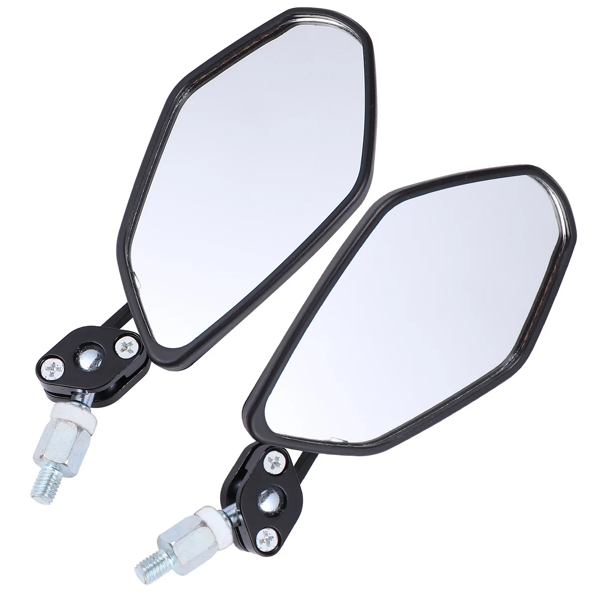 

1Pair Motorbike Retroreflector with Adjustable Wide View Angle Long Stem Design Compatible with Most Motorcycles Adventure