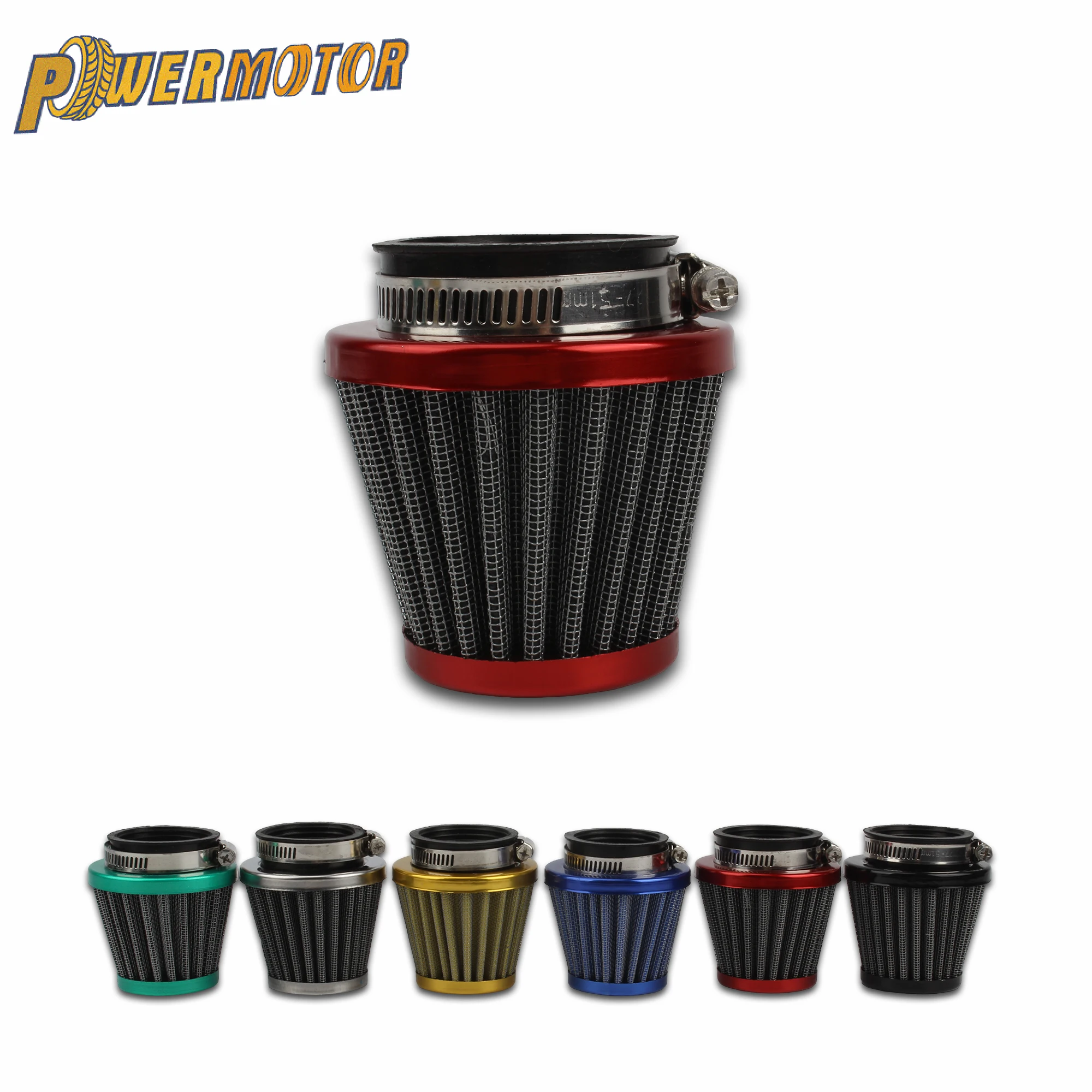 35mm 38mm 42mm 44mm Motorrad Luftfilter Reiniger Induktion Kit Für 110cc 125cc 150cc 250cc Moped Roller ATV Dirt Bike Motor