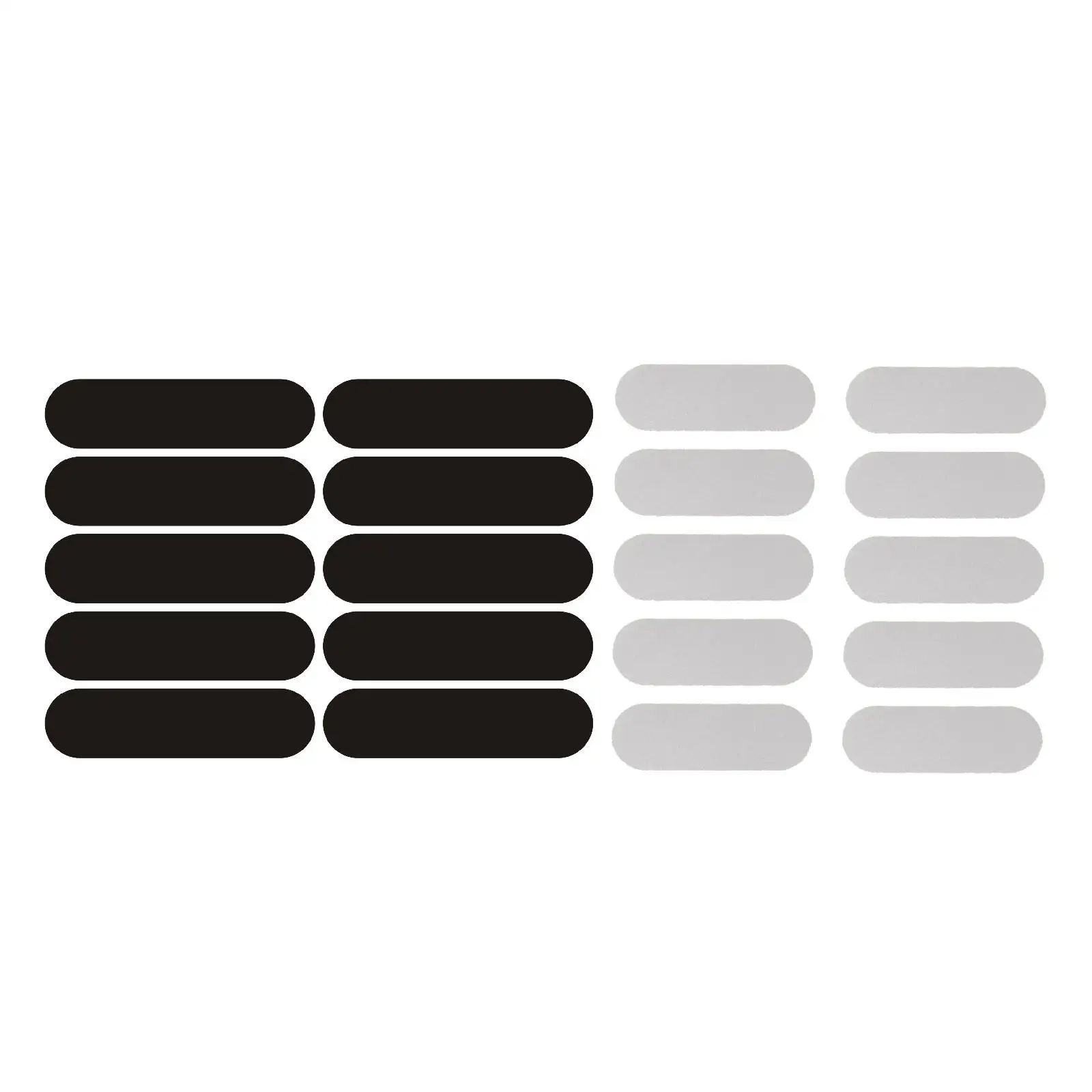 10Pcs Reflective Stickers Reflective Tape Decor Multifunctional Accessories Warning Sticker Decals for Outdoor Gear Cycling