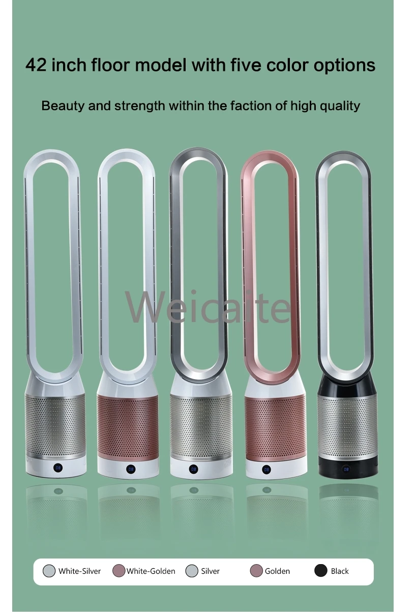 Multifunctional Smart Home Air Cool Purifier with HEPA Filter Smart Ventilation Fan Bladeless Fan Consumer Electronics