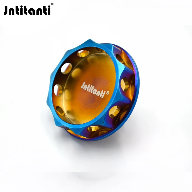 

Гоночные детали Jntitanti Ti-6al-4v, высокое качество, титановая автомобильная крышка топливного бака Gr.5, масляная крышка M32 * 3,5 мм для Honda Nissan Racing