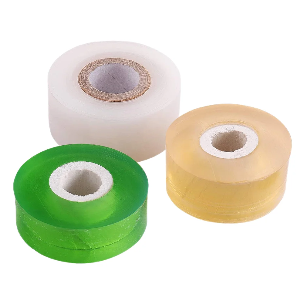 3 Rolls Grafting Film Plants Repair Tape Accessories Wrapping Stretchable Protective Flower Moistureproof Floristry