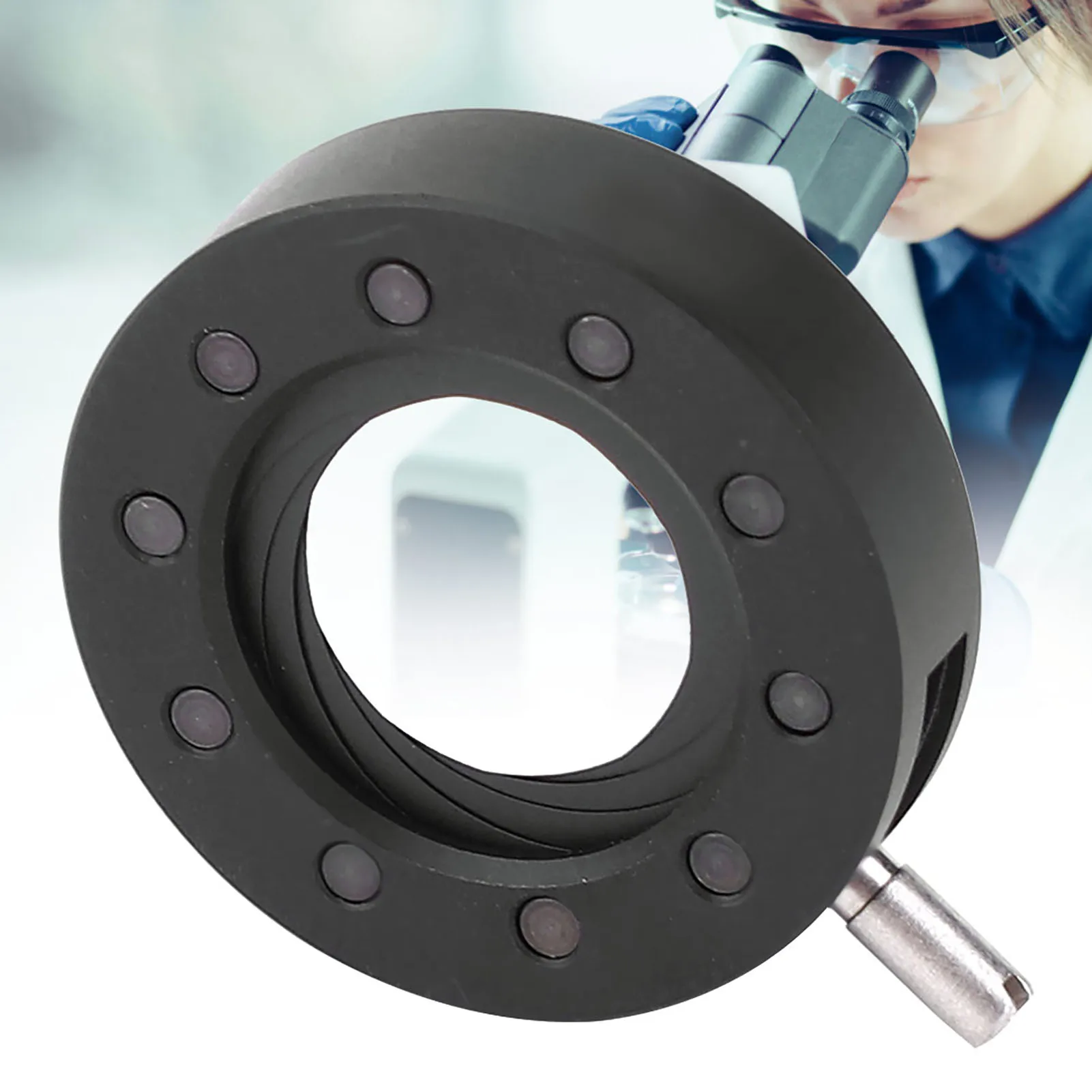 

ZK30 Microscope Iris Adapter Aperture Adjustable Lens Optical Diaphragm for MicroscopeSK12