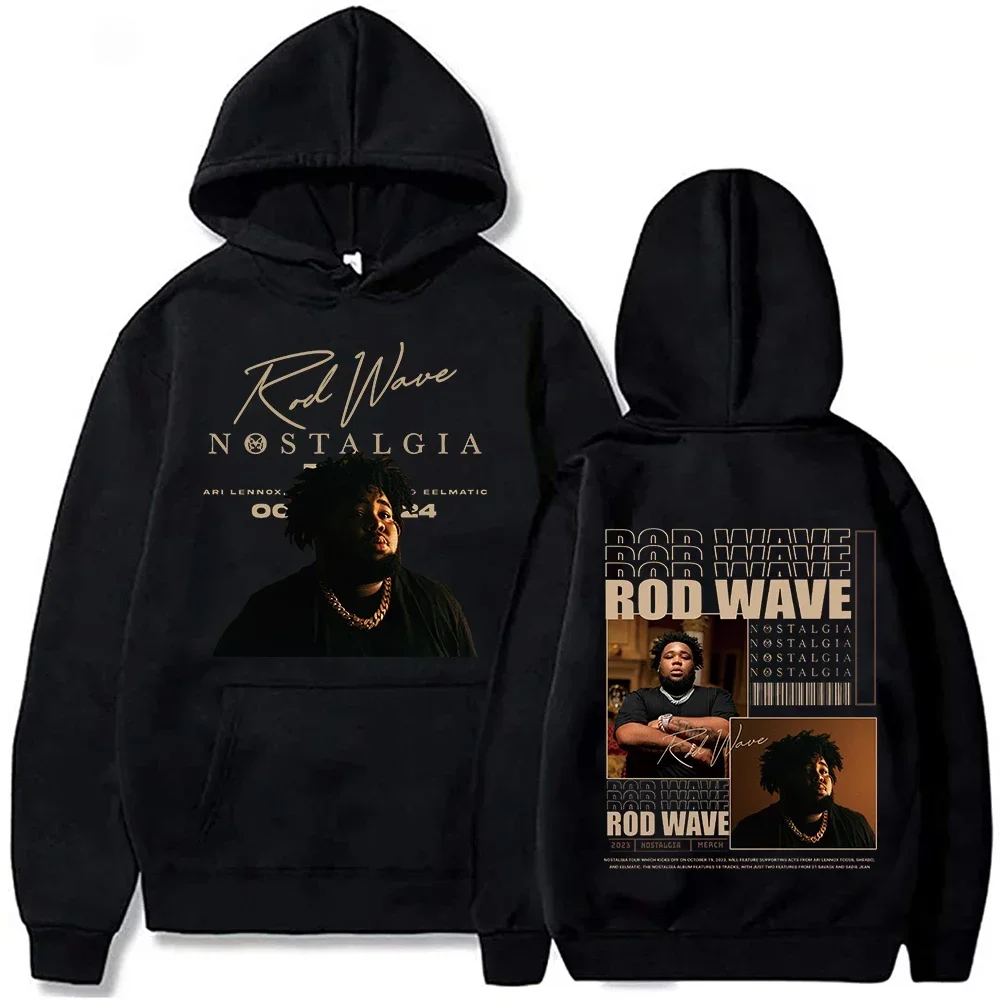 2025 Rod Wave Tour Fashion Casual Nostalgic Hip Hop Music Printed Hoodie Men's and Women's Pullover Fans Luxury Gift Top Hoodie