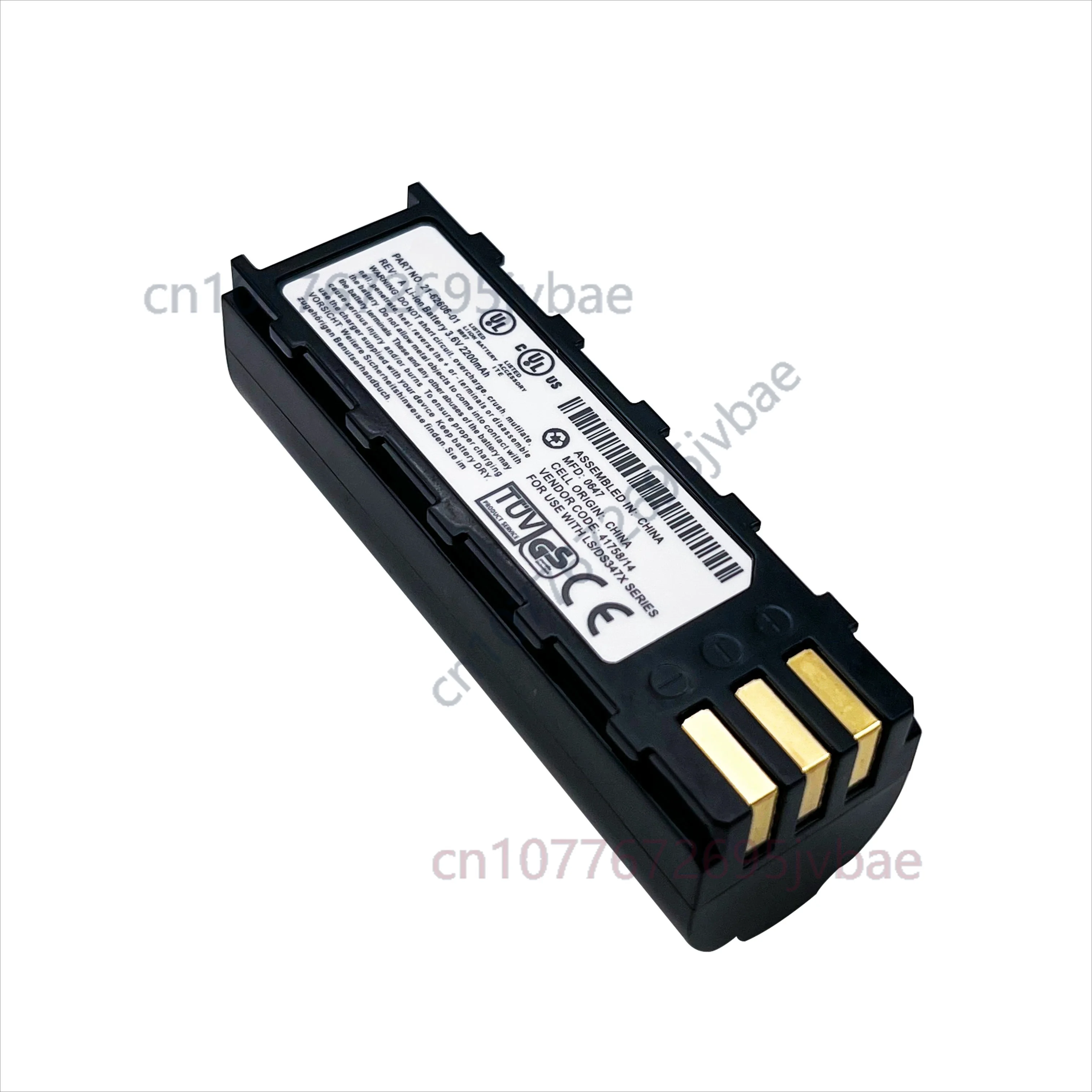 Replacement Battery BT‑000341‑01 for Zebra DS3578 DS3478 RFD2000 Barcode Scanner