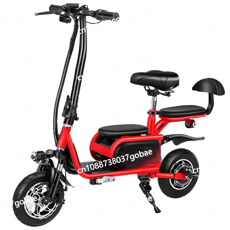 

Adult electric lithium battery car Light electric scooter Small two-wheel folding