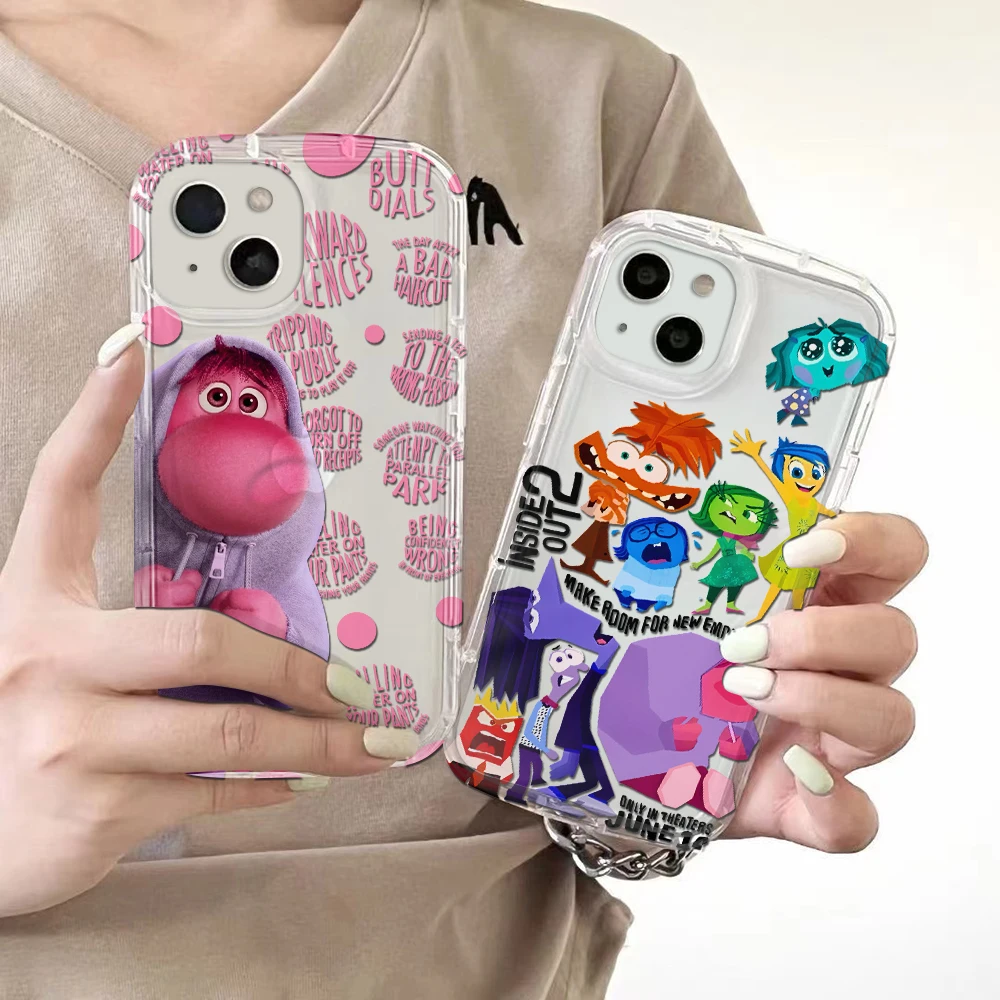 Disney Inside Out 2 Joy Clear Case, Juste antichoc pour VIcalculator, Y02, Y15S, Y16, Y17S, Y20, Y21, Y35, Y36, Y50, Y77, Y91, Y93, 5G Airbag, 2020