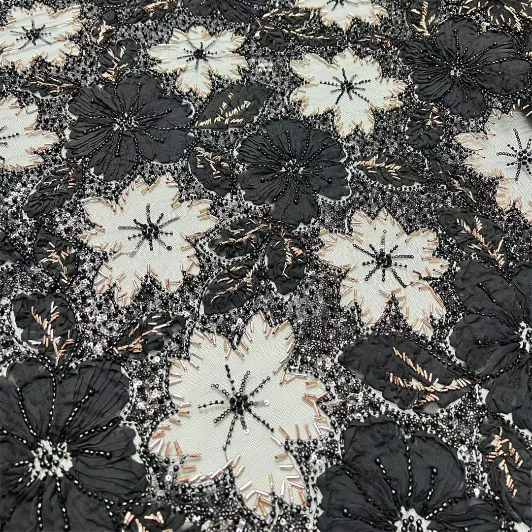 Tecido de Renda Francesa com B - Embroidery Ai avaliação e preço