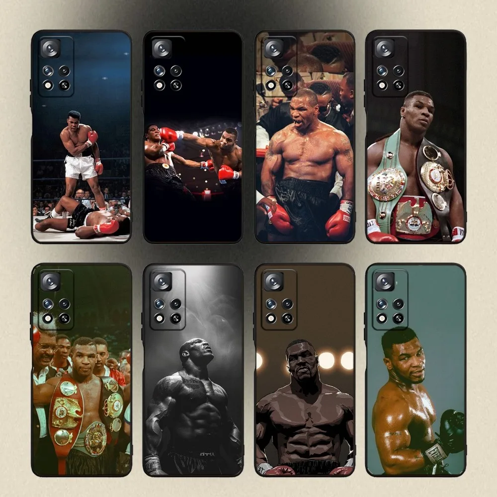 M-MikeS Boxing Champion T-TysonS Phone Case For Samsung Galaxy A20,A21s,A22,A31,A32,A52,A53,A72,73,A80,A91 Soft Black Cover