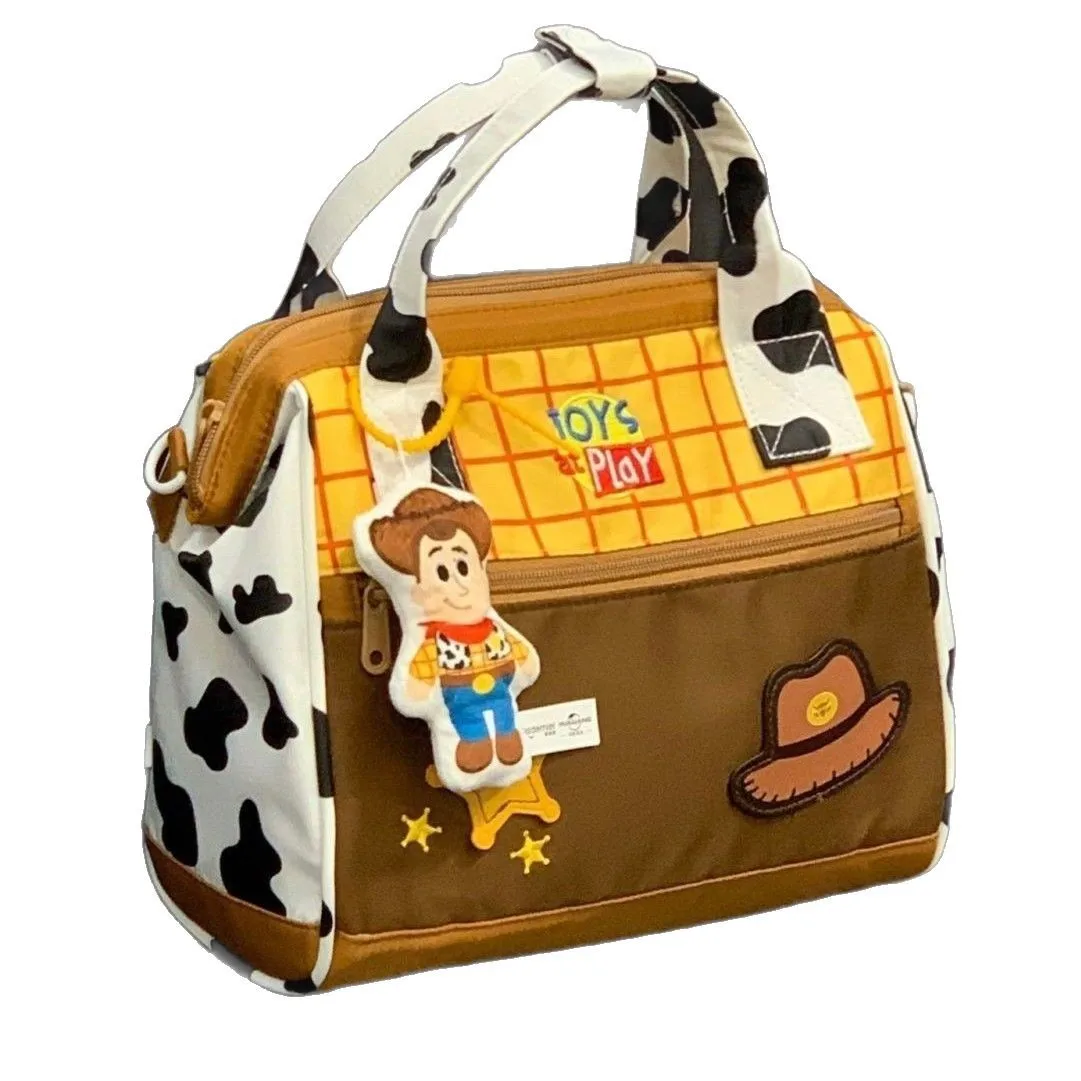 حقيبة يد ديزني باز لايت يير المطرزة، حقيبة كتف ذات سعة كبيرة للنساء، ركاب لطيف #1