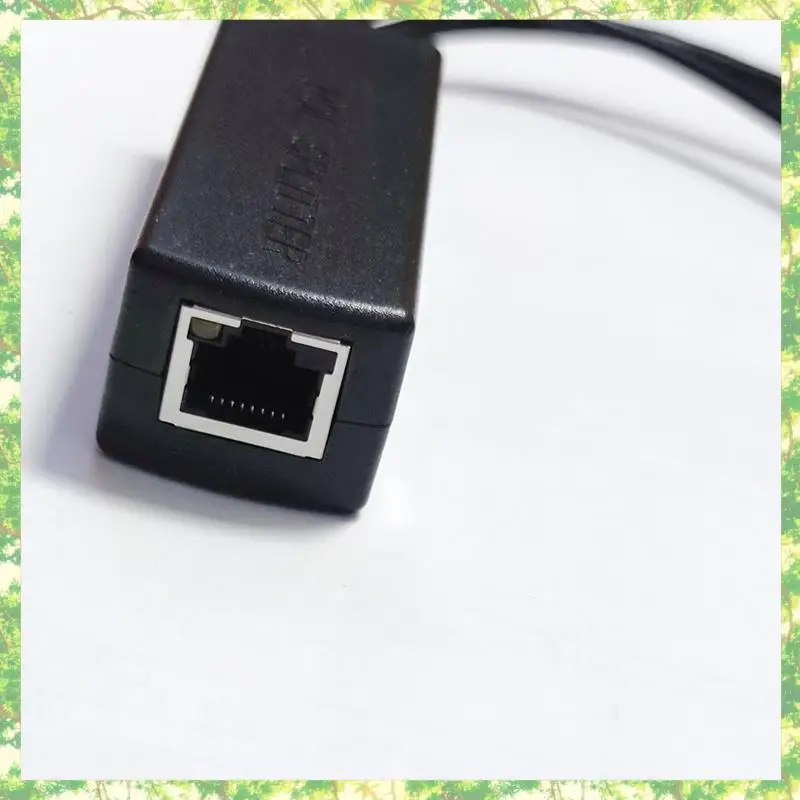 Smart-Gigabit Mini Poe Splitter 10/100/1000Mbps POE Splitter DC Ausgang 12V Power Over Ethernet IEEE 802.3Af Für IP Kam