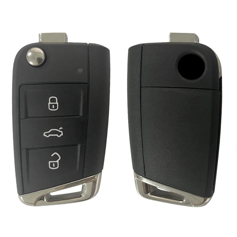 CN001068 Aftermarket 3 Button Flip Car Key Remote FCCID 5G0 959 752 BB ID48 Chip 5G0 959 753 BA For VW Tiguan Touran Sharan