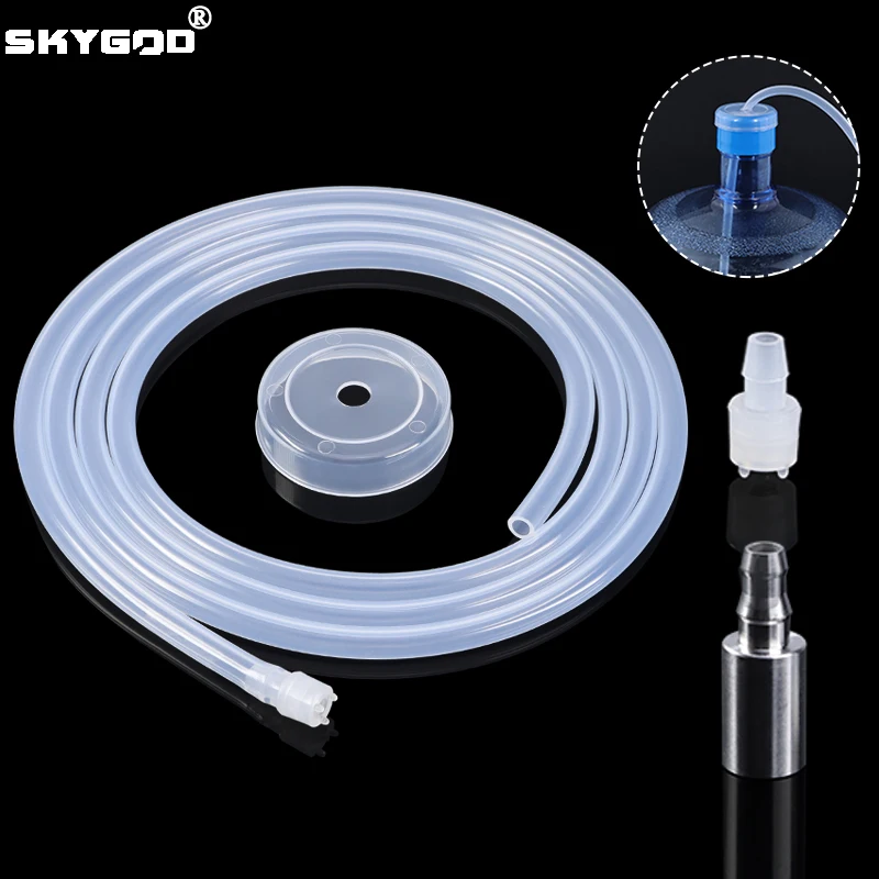 

Food Grade Silicone Tube Water Dispenser Kit 6x9mm Soft Pipe+Filter Automatic Suction Hose Universal Inlet Pipe Accessories