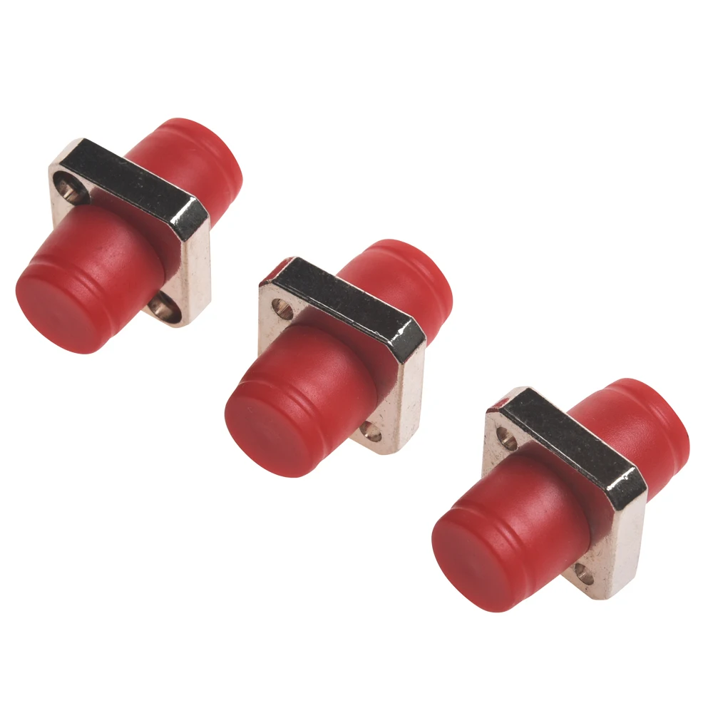 Hot Koop Glasvezel Adapter FC/UPC Vierkante flens FC-FC voor verbinding Glasvezel patchkabels FTTH Glasvezel Adapter