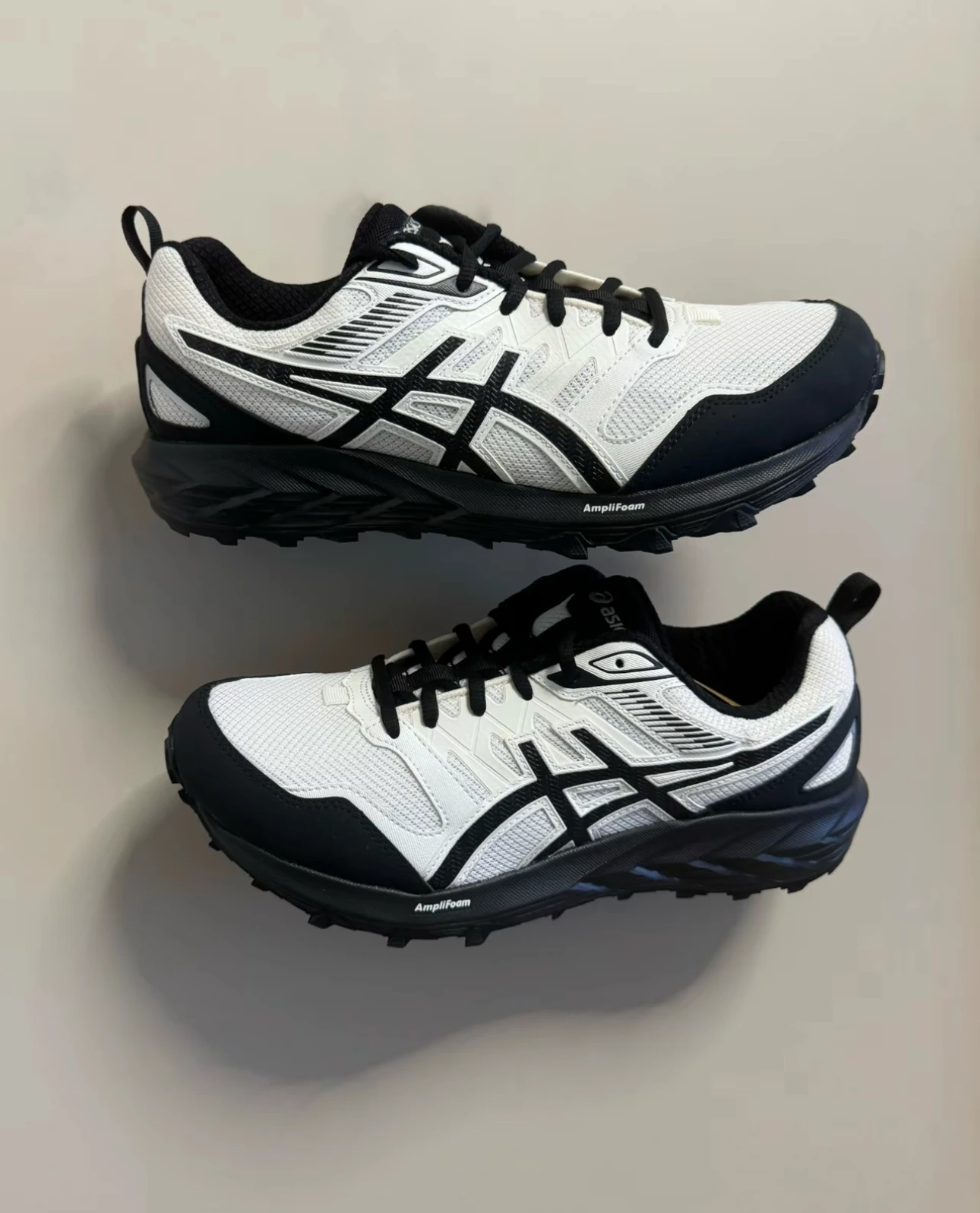 

ASICS Lightweight Comfortable Shock-absorbing Wear-resistant Breathable Low Cut Casual Off-road Running Shoes for Men White