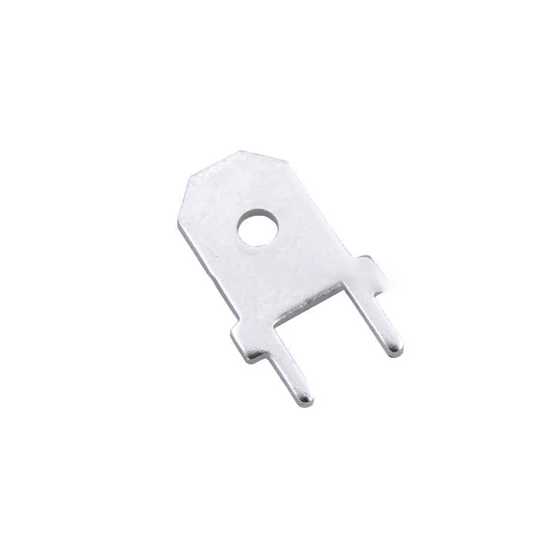 4.8/6.3mm insert-type PCB circuit board with cold-pressed terminals of 0.8mm thickness. Dual-pin connection pieces: 187, 250.