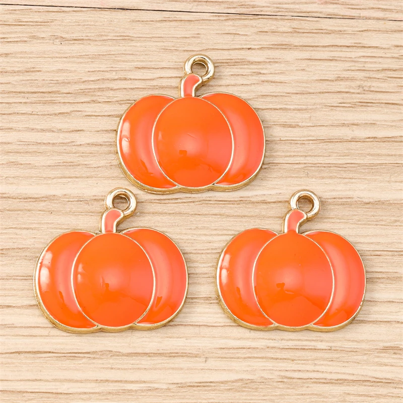 10 Stück Gemischte Thanksgiving-Anhänger, Emaille-Lebensmittel-Charms mit Mais und Kürbis für Schmuckherstellung, Halsketten, Ohrringe, DIY-Bastelarbeiten und Geschenke – Detail 7
