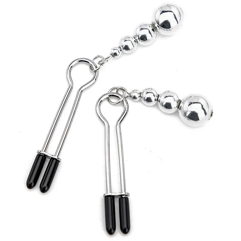 1 Pair New Breast Nipple Clamp Sexy Toys Slave BDSM Clitoris Stimulator Flirt Erotic Accessories Sex Tool Women Adult Game