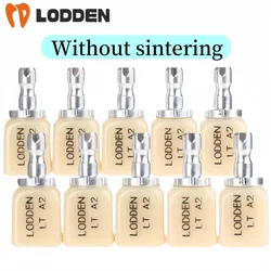 10/5pcs Dental Lithium Disilicate Blocks Instant Restoration Without Sintering Materials C14 Emax Cube CAD/CAM Glass Ceramic