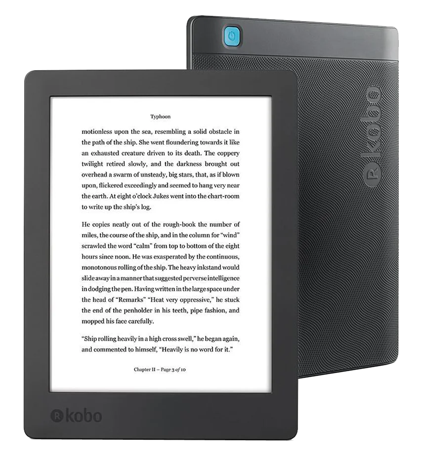 Kobo Aura H2O Edition 2 Водонепроницаемый 7-дюймовый электронный считыватель 8 ГБ Kobo Aura H2O Edition 2 Водонепроницаемый 7-дюймовый электронный считыватель 8 ГБ