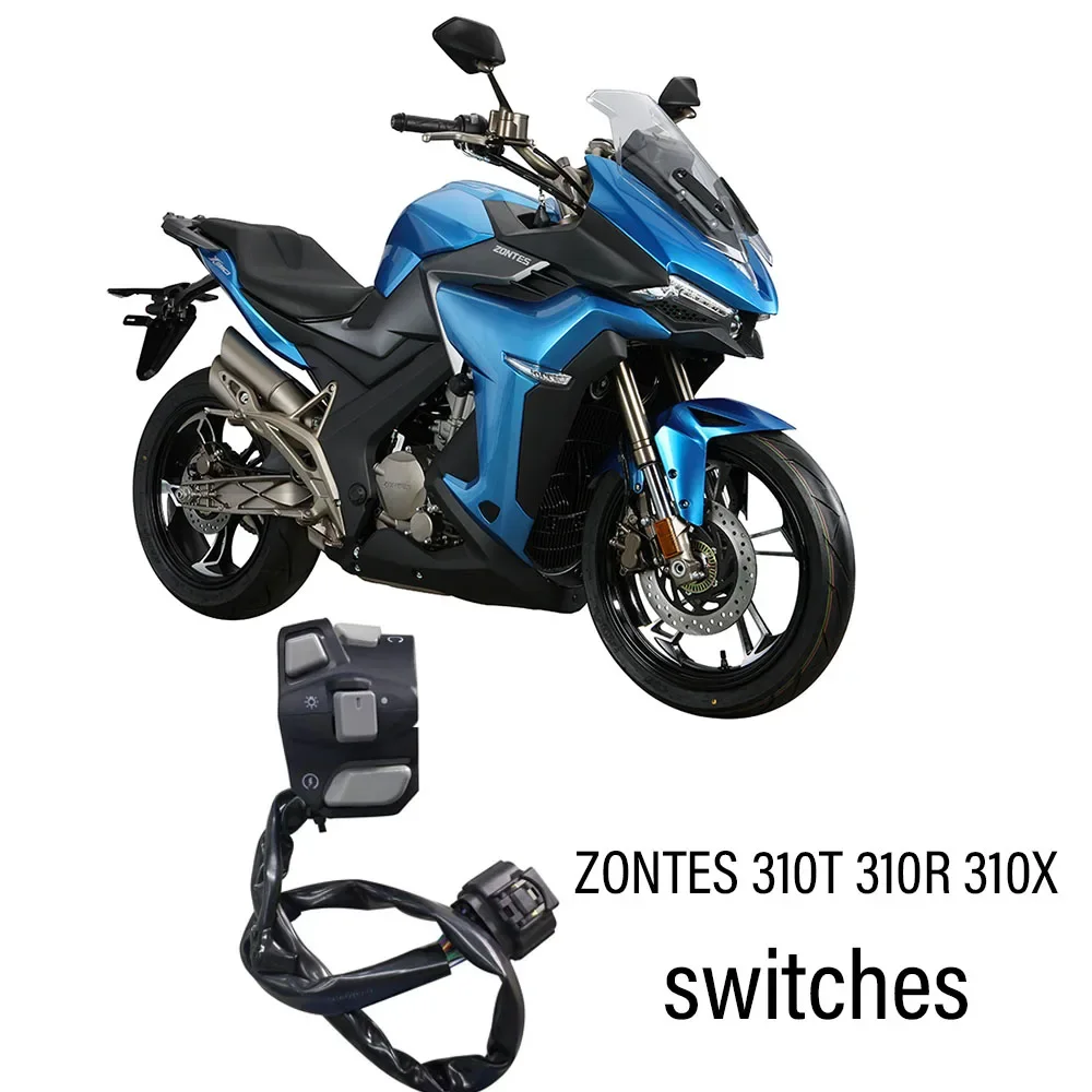 New Motorcycle Fit ZONTES 310T Handlebar Turn Signal Control Switch For ZONTES 310T 310T1 310T2 T310  310X 310X1 310R 310R1